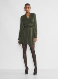 Hyde Satin Mini Dress at Aritzia
